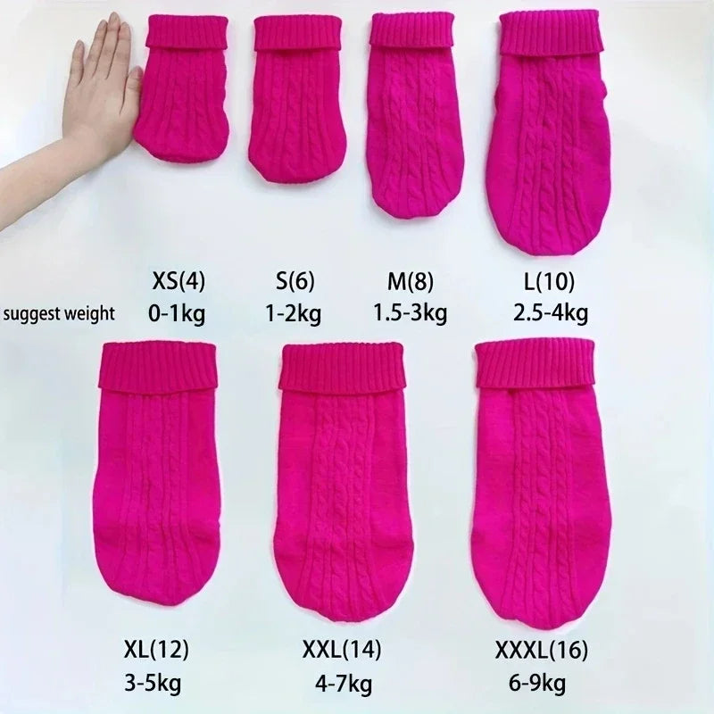 Small Knitted Pet Clothes
