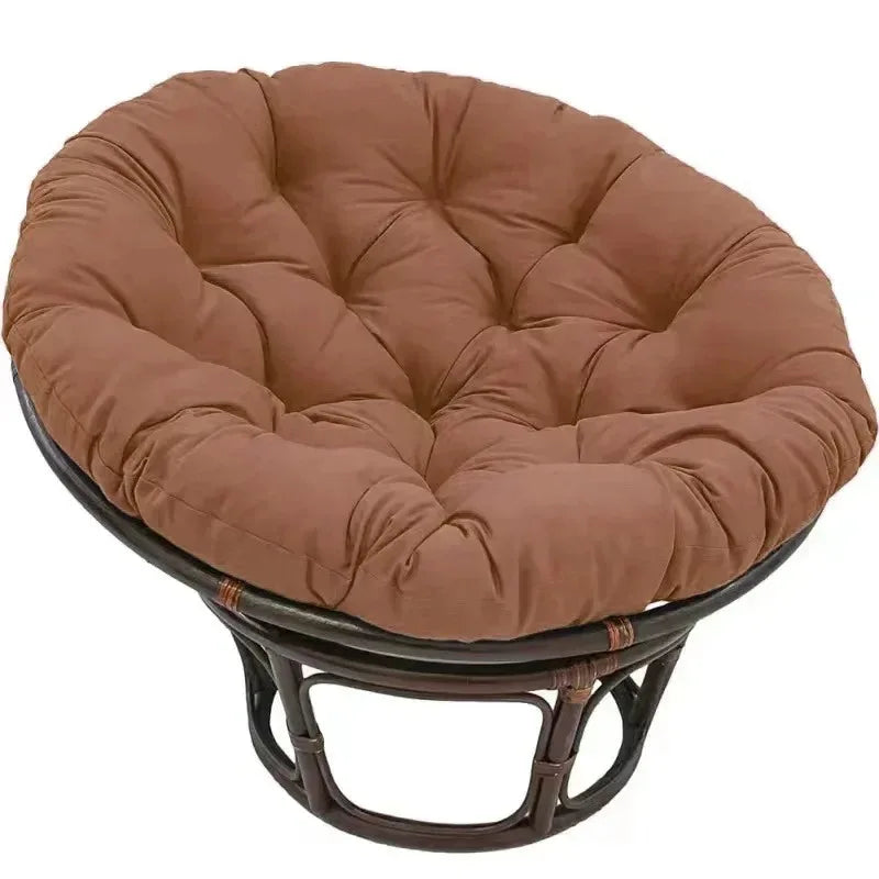 Solid Color Round Hanging Seat Cushion