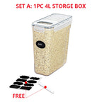 4L Cereal Storage Containers with Lids