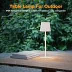 (4) Cordless Lamps,  Rechargeable Battery, Touch Control