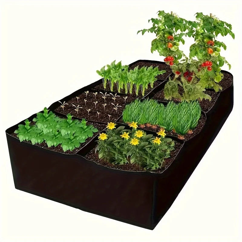 128 Gallon, 3x6FT Breathable Raised Beds