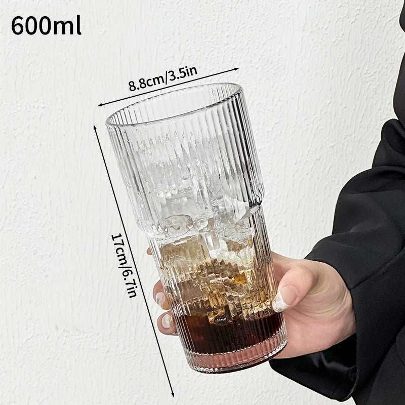 Stripe Glass Drinkware