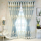 Elegant Double-Layer Curtains