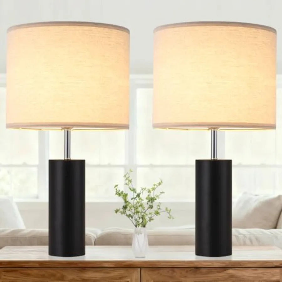 23.5" Wood Lamps(2)