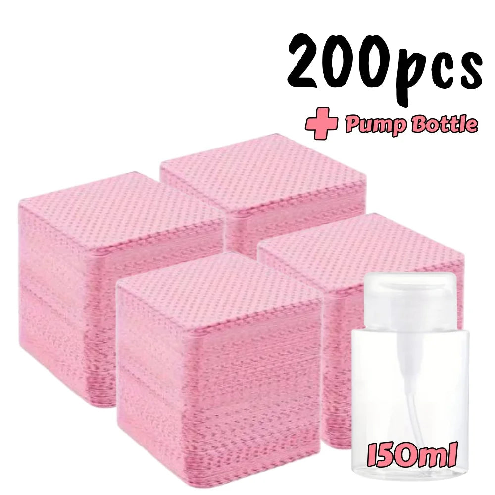 20/600pcs Lint-Free Nail Wipes