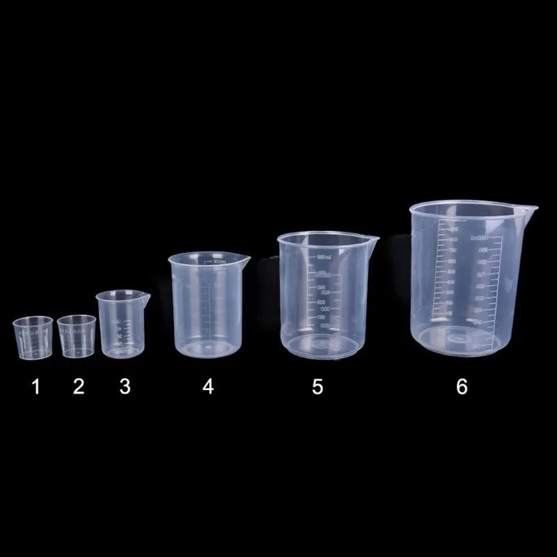 6Pcs/set Plastic Graduated Measuring Cup