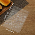 Bread Storage Bags, 8x6 inch Resealable Bakery