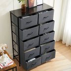 10 Fabric Drawers,  Storage Cabinet