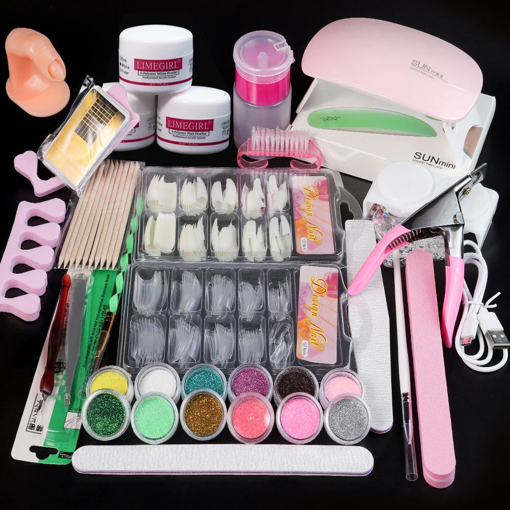Nail Acrylic Powder  Liquid Nails Kit