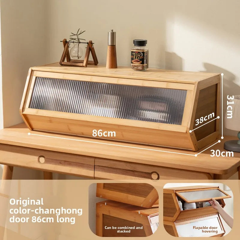 Bucket cabinet, storage can be stacked