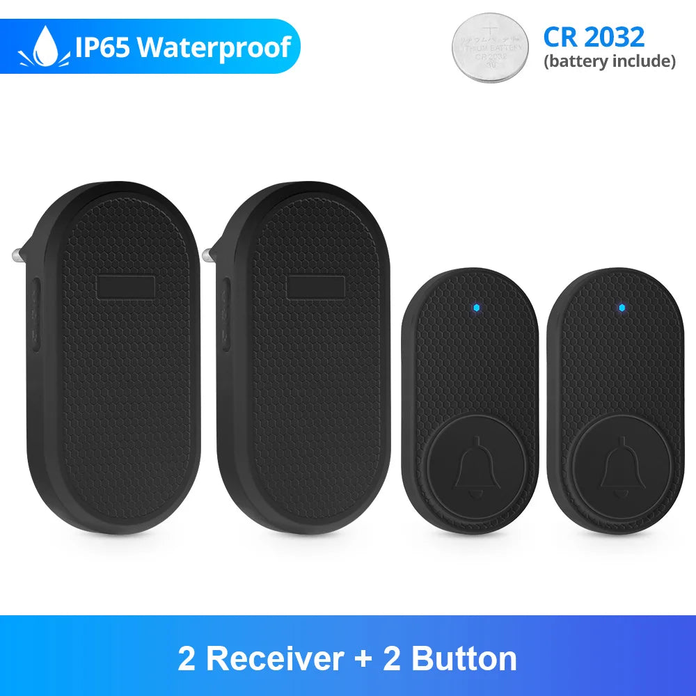 Wireless Doorbell Waterproof Button