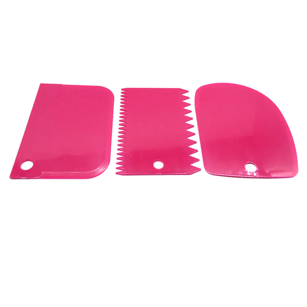 3Pcs Cream Scrapers