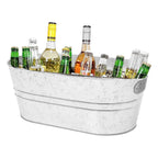 Metal Oval Galvanized Bucket