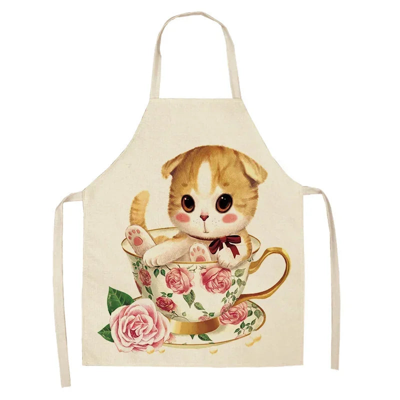 Cartoon Cat Apron