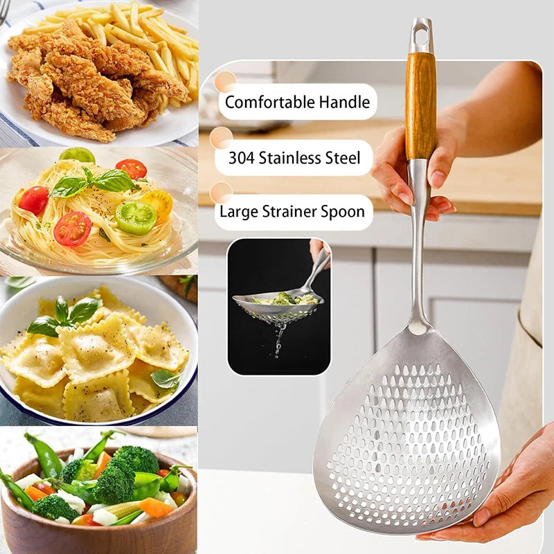 Stainless Steel Strainer Ladle
