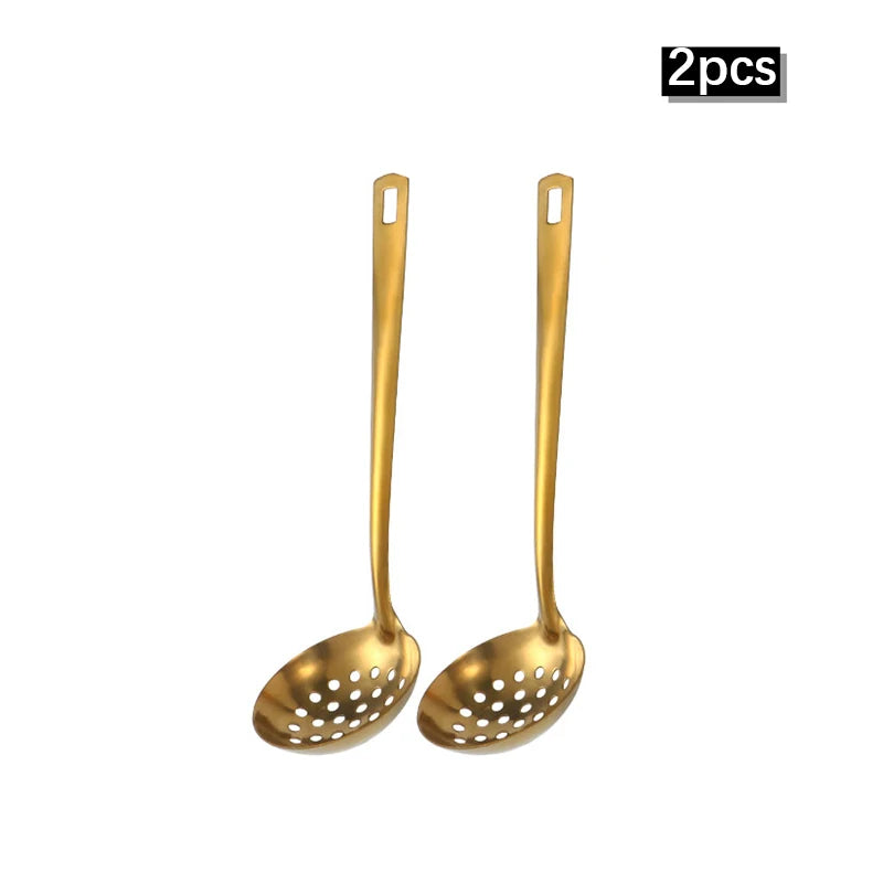 2/6pcs Stainless steel kitchenware set