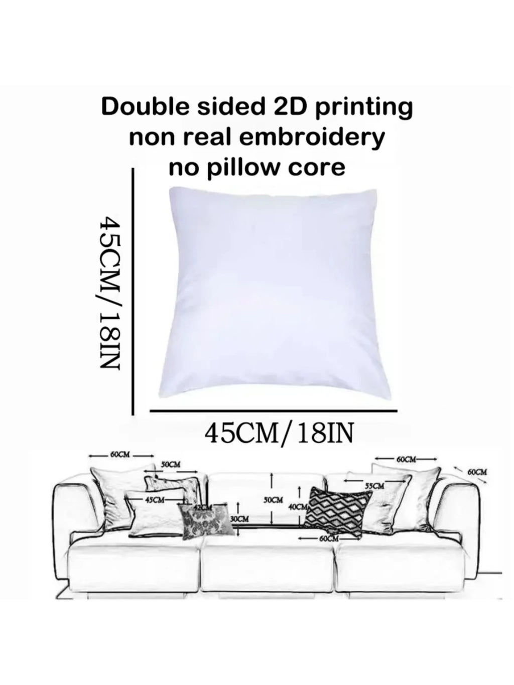 1pc Sleeping Bunny Pillow Cover