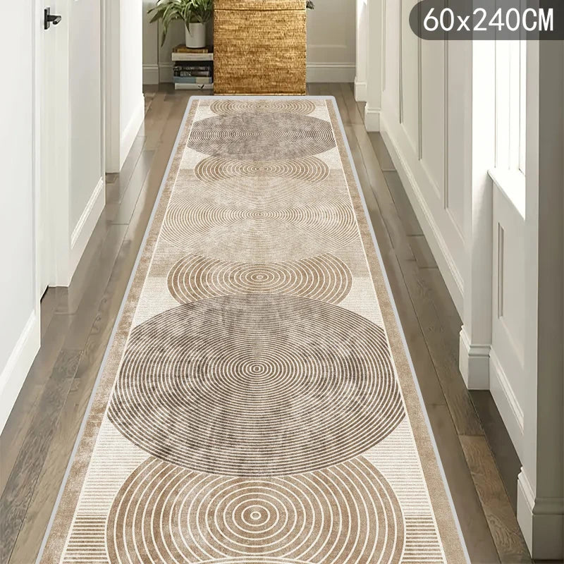 Geometric Striped Runner Rug