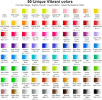 80 Colored Pencils Set