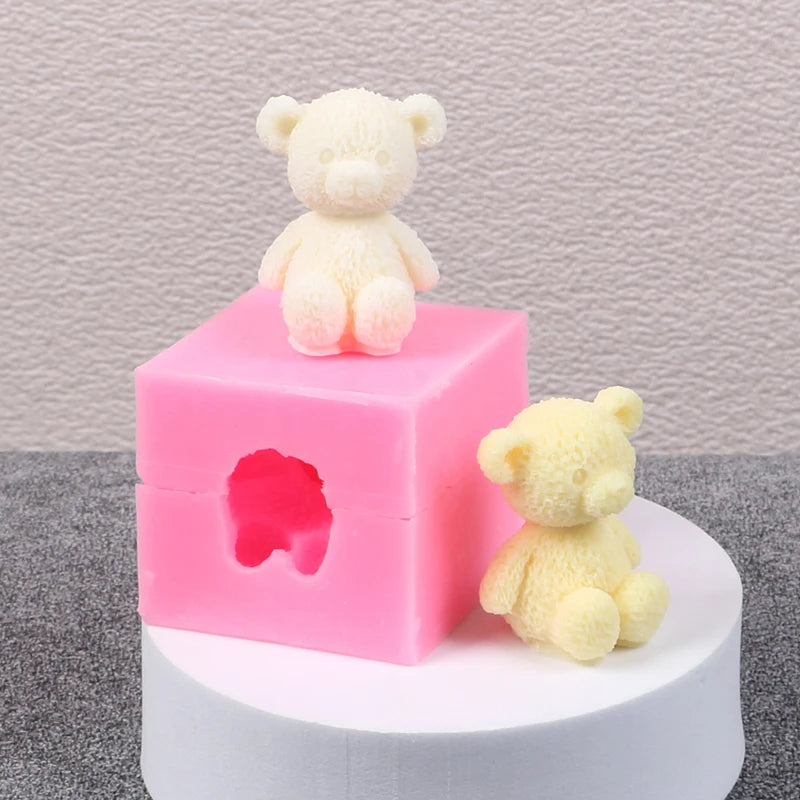 3D Bear Silicone Mold