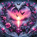 Diamond Painting Love Heart Landscape