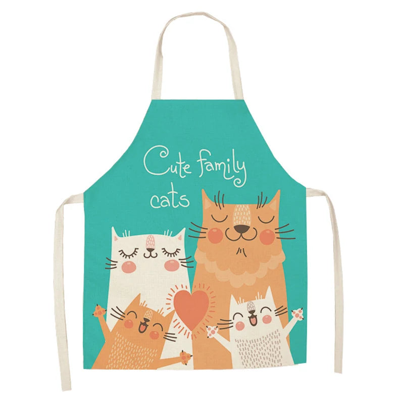 Cartoon Animal Pattern Apron