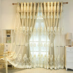 Elegant Double-Layer Curtains