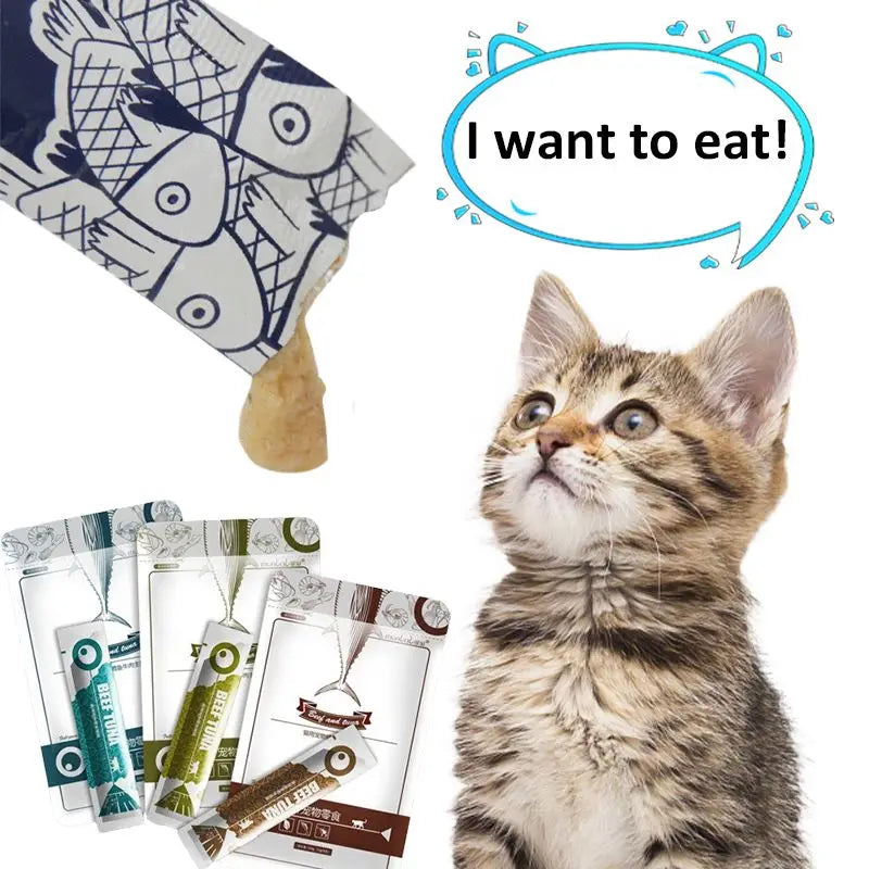 Cat Strips 13gX8PCS Wet Supplement Protein