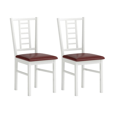 Chairs /2 w/ Rubber Wood Frame
