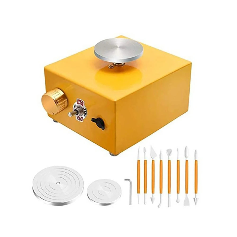 Electric Pottery Wheel Machine, Sculpting Kit