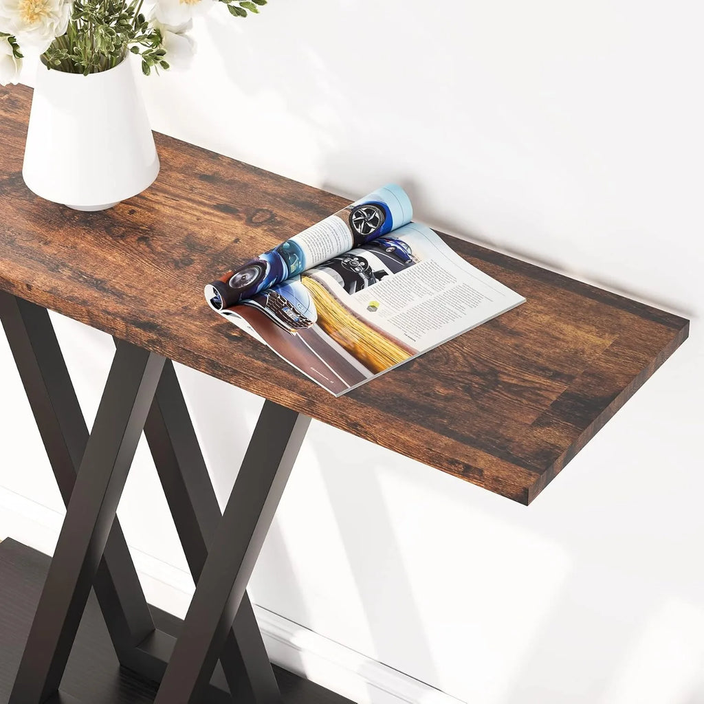 Consol Industrial Hallway Table