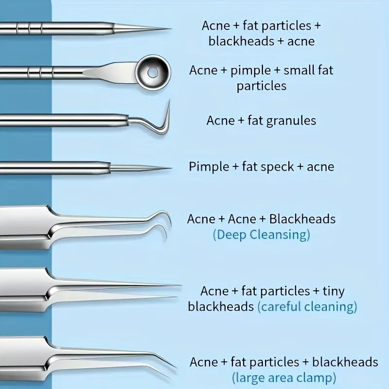 8-Piece Blackhead Remover Kit