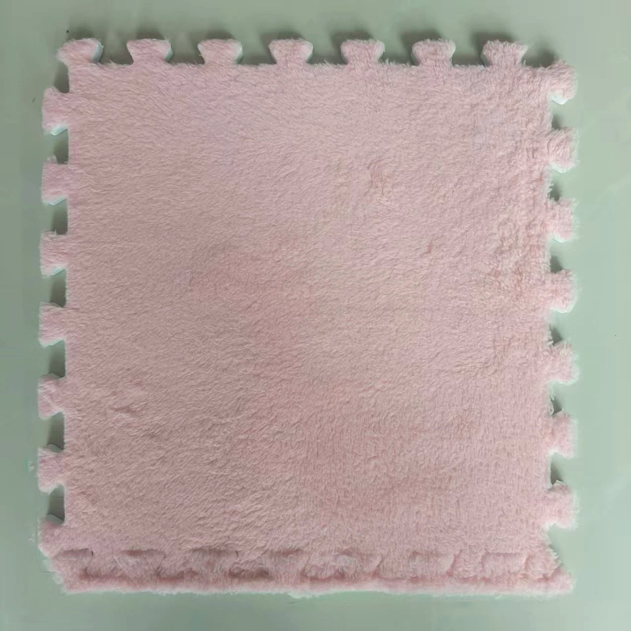 10Pcs Plush Puzzle Mat , 30x30x1CM