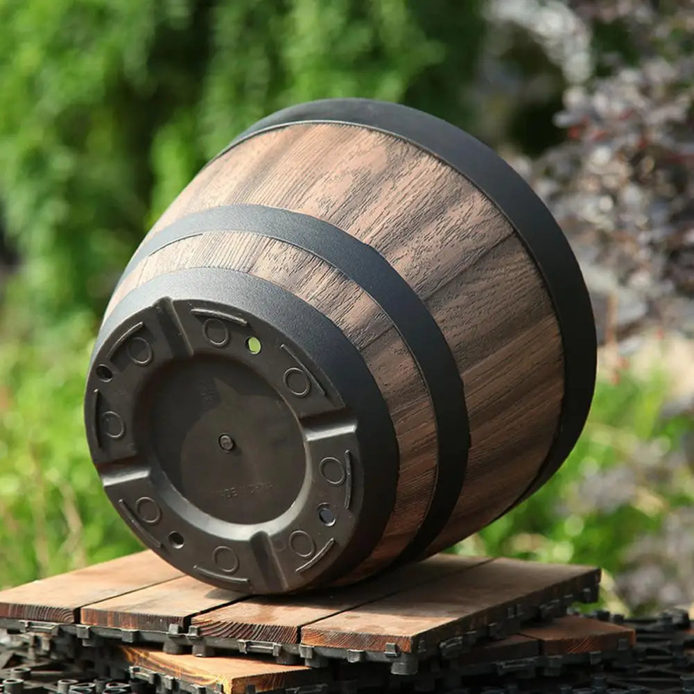 Wooden Plastic Pot