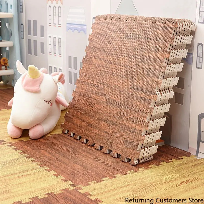 4-20Pcs/ Puzzle Foam Mats 30x30x1CM/ Wood Grain Floor