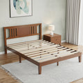 Wood Bed Frame / Headboard Natural Wooden Base