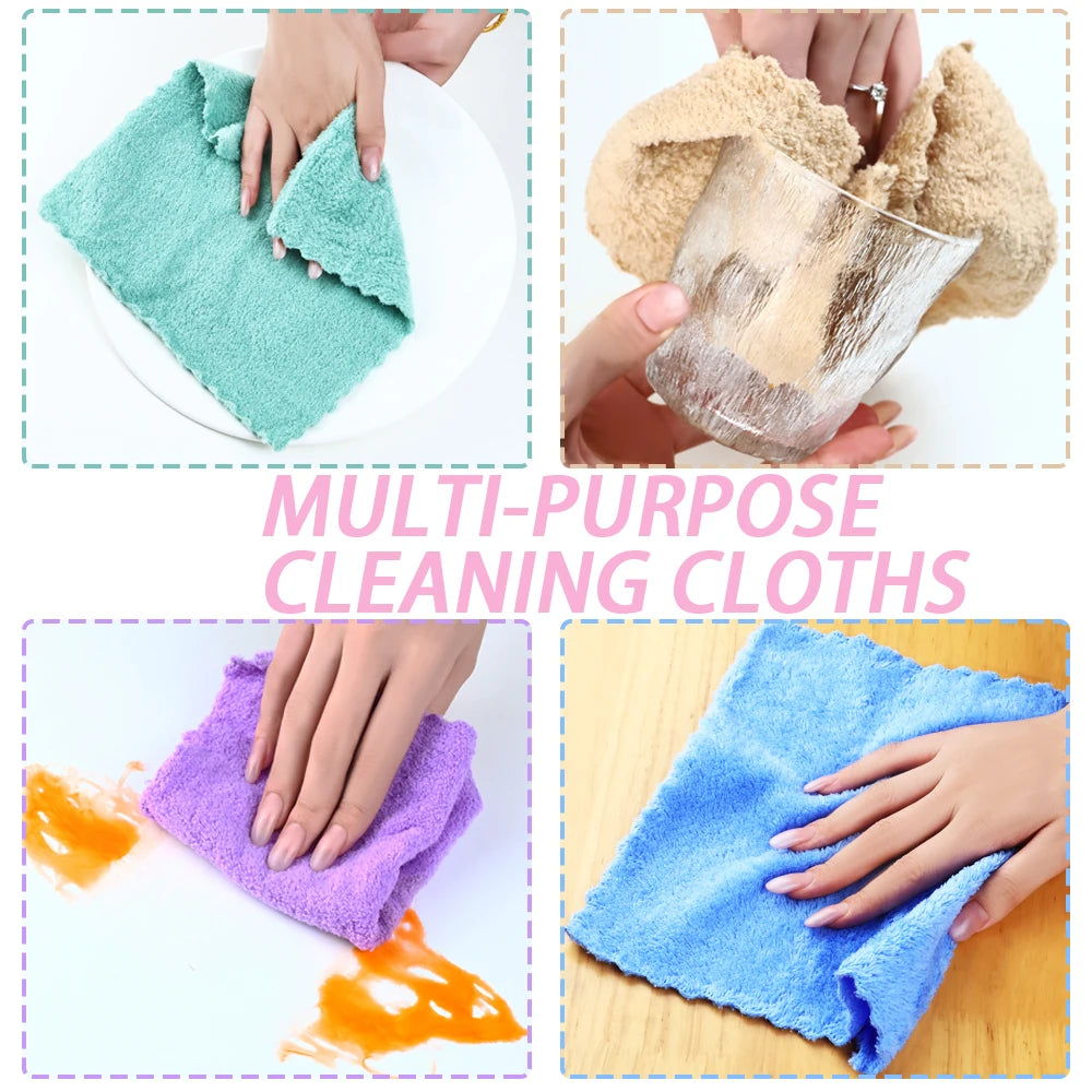 20pcs Solid Color Washcloths
