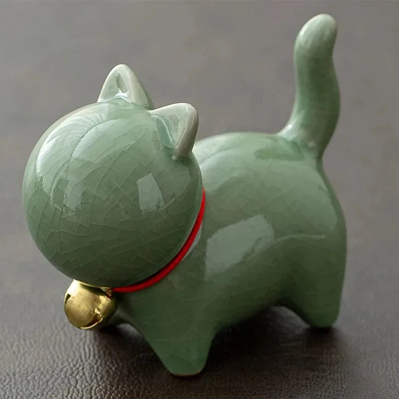 Ceramic Kitten Ornament