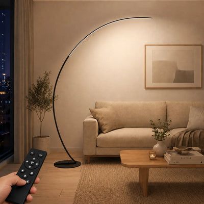 Modern Curved LED Arc Floor Lamp