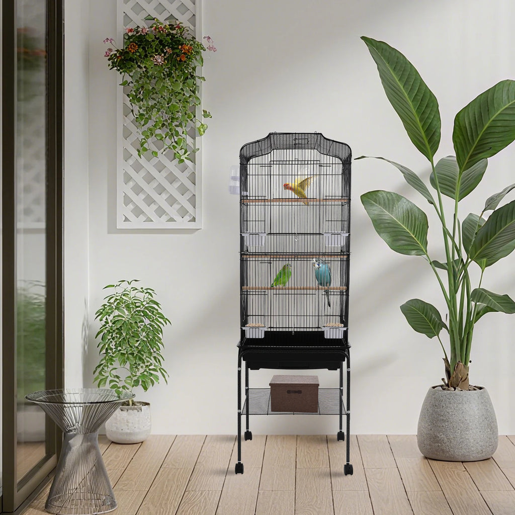 Large Bird Cage with Stand / Wheels