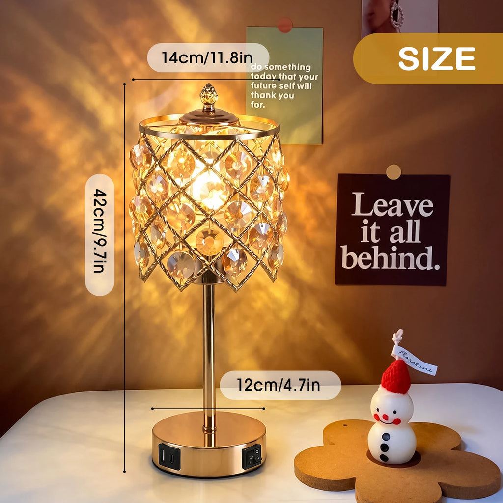 Crystal Table Lamp