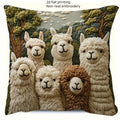 Alpaca Embroidery Pillowcase