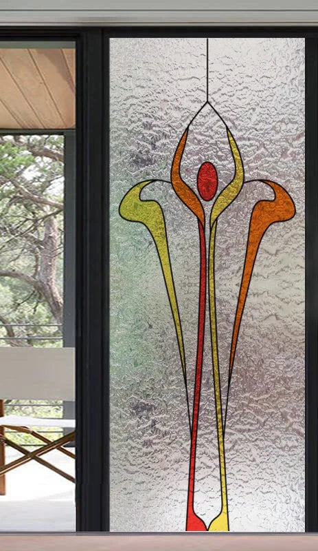 Frosted Stained Glass Window Film