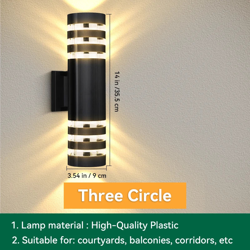 Modern Outdoor Decor Wall Light