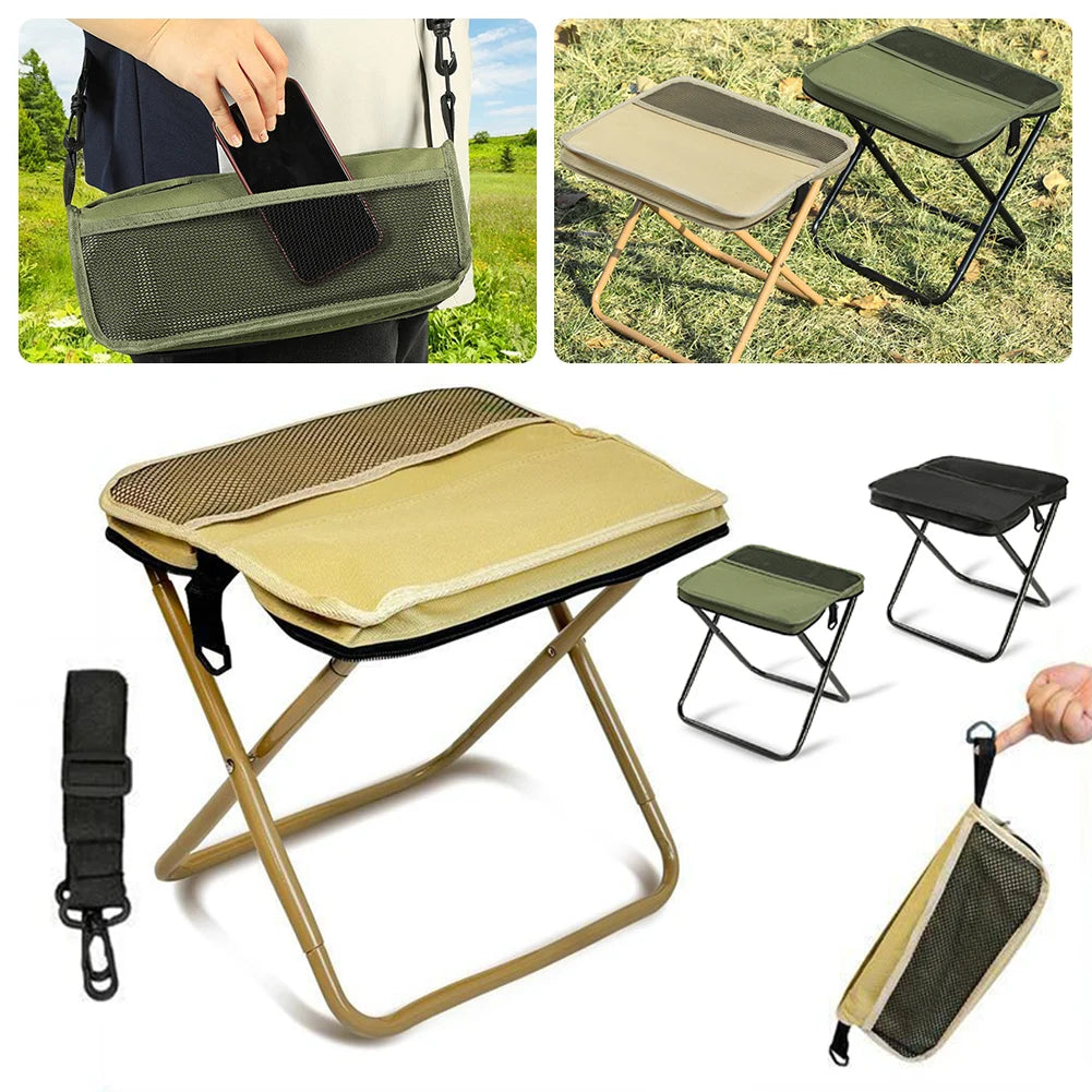 Foldable Backpack Stool,  Portable