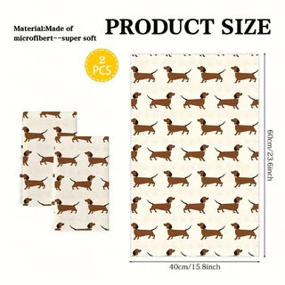 Dachshund Kitchen Towel