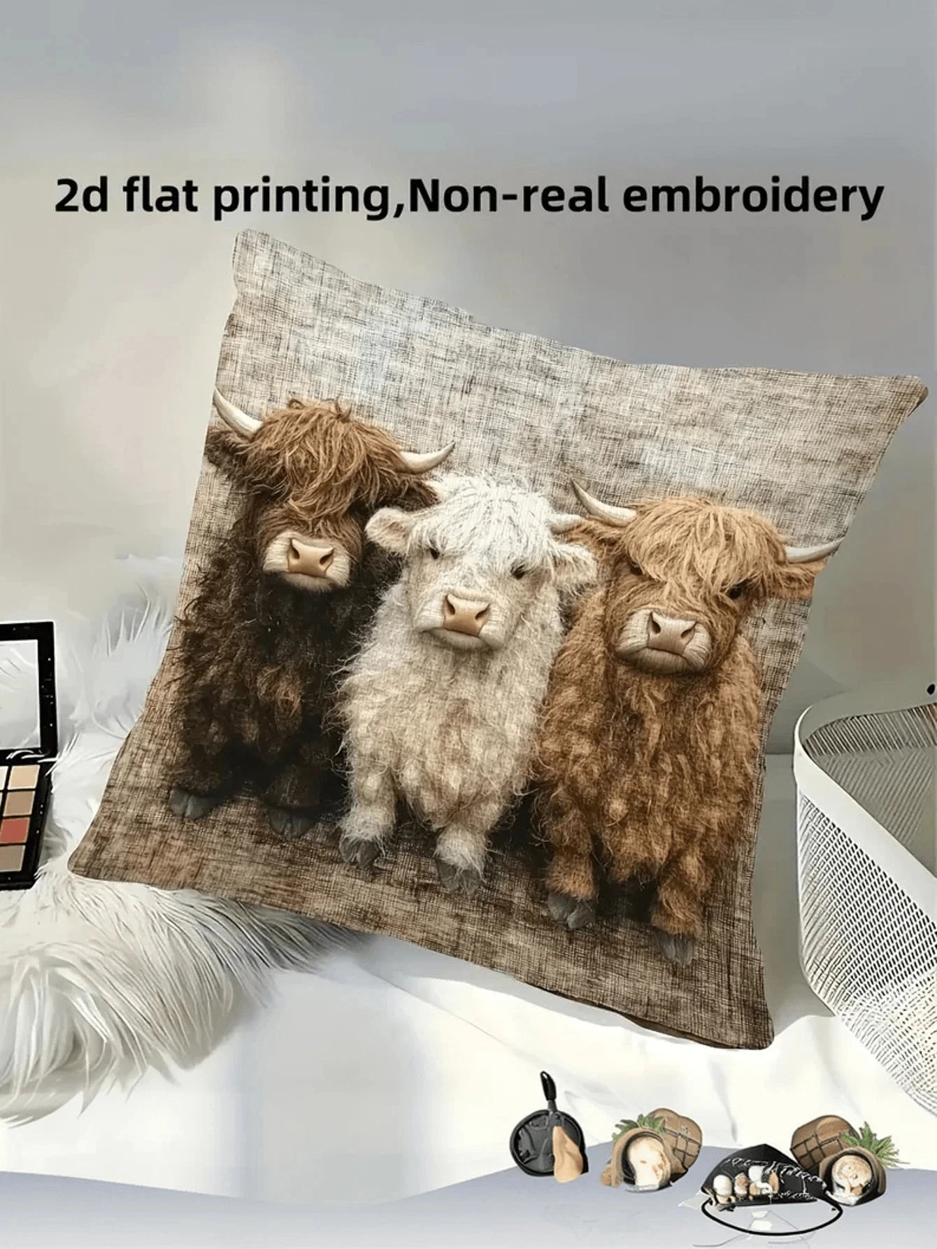 Highland Cow Pillowcase