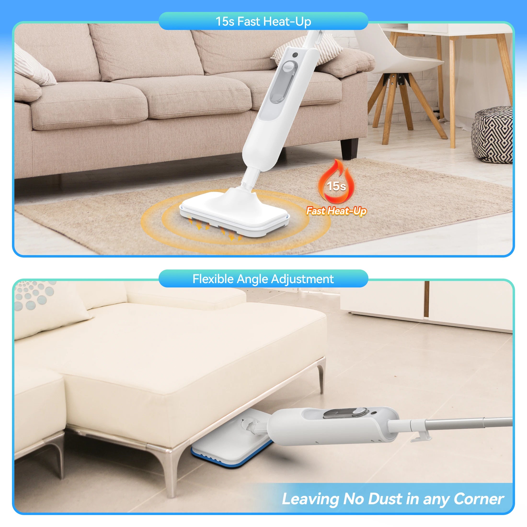 Steam Mop / Scrubbing Steam Vac