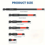 Magnetic Non-Slip Drill Bit Set 3/6/12Pc