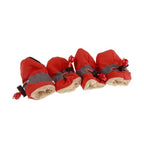 4pcs Antiskid Pet Shoes Waterproof